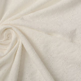 Broderie Katoen Charlie Creme