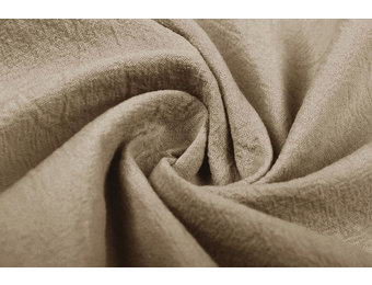 100% Gewaschene Baumwolle Dunkelbeige