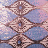 Pailletten op Mesh Rothela Poeder Roze