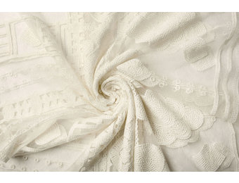 SpitzenStoff Häkeln Chloe Off-White