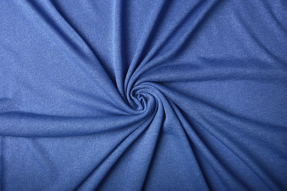 Voile Jersey Blau