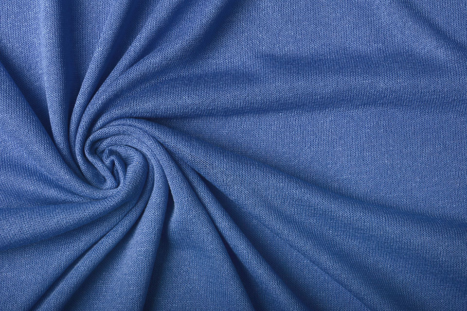 Voile Jersey Blau