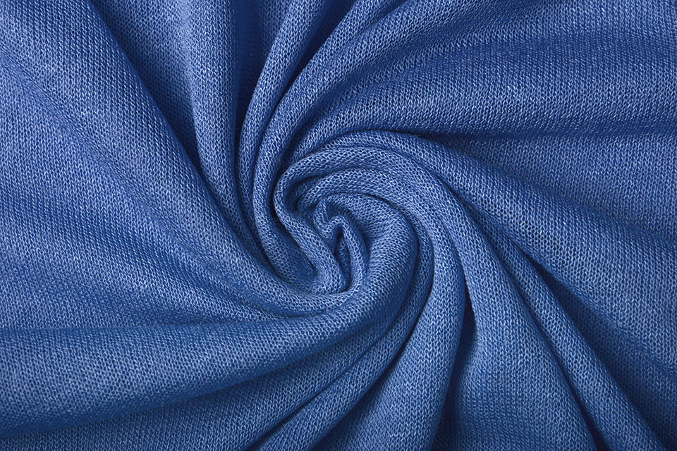 Voile Jersey Blau