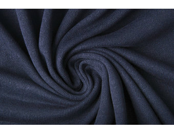 Voile Jersey Marineblau