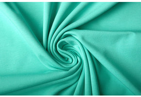 Cotton Jersey Licht Zeegroen