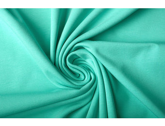 Baumwolljersey Hell Meergrün