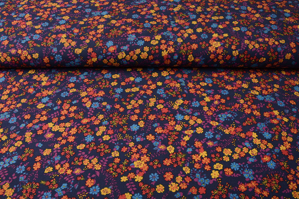 Fijne Crêpe Viola Multi 2
