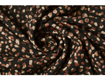 Fine Crêpe Pebbel Black