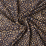 Fine Crêpe Pebbel Navy Blue