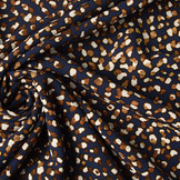 Feiner Crêpe Pebbel Marineblau