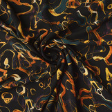 Fine Crêpe Mistari Emerald green