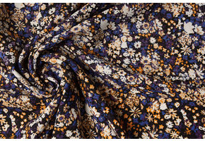 Fine Crêpe Fleurs Multi 1