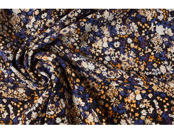 Feiner Crêpe Fleurs Multi 1