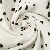 Hydrofiel Stof Dalmatiër Off-White