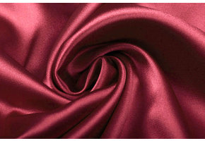 Stretch Satin Bordeaux