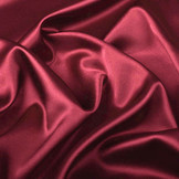 Stretch Satin Bordeaux