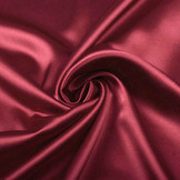 Stretch Satin Bordeaux
