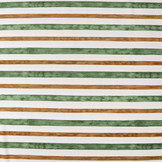Digital Cotton Jersey Stripes Army Green Brique