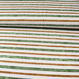 Digital Cotton Jersey Strepen Army Groen Brique