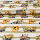 Digital Cotton Jersey Work traffic Green