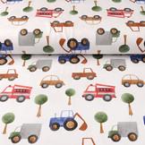 Digital  Cotton Jersey Auto White