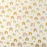 Hydrofiel Stof Regenbogen en Sterren Creme