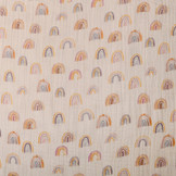 Double Gauze Fabric Rainbow Light Powder Pink