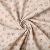 Hydrofiel Stof Regenboog Licht Poeder Roze