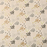 Double Gauze Fabric Dots and Stars Natural