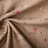 Hydrofiel Stof Slaap Zacht Poeder Roze