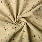 Double Gauze Fabric Sleep Tight Sand