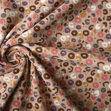 Double Gauze Fabric Panther Powder Pink