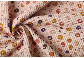 Waffle Cheetah Powder Pink