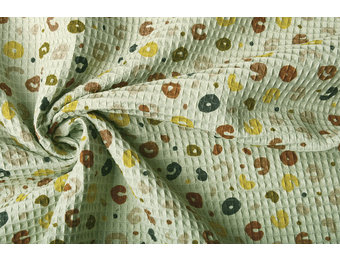 Waffel Gepard Alt-Minzgrün