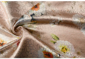 Brocade Ornamental Motif Kiemura Powder Pink