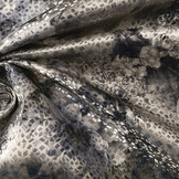 Brocade Diamond Motif Timanti Grey