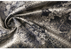 Brocade Diamond Motif Timanti Grey