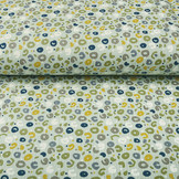 Double Gauze Fabric Panther Light Old Green