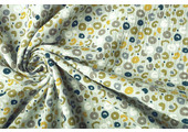 Double Gauze Fabric Panther Light Old Green