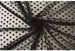 Fine Tulle Pica Black