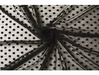 Fine Tulle Pica Black