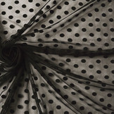 Feiner Tüll Pica Schwarz