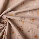 100% Gewaschene Baumwolle Löwenzahn Puderrosa