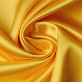 Stretch Satijn Geel