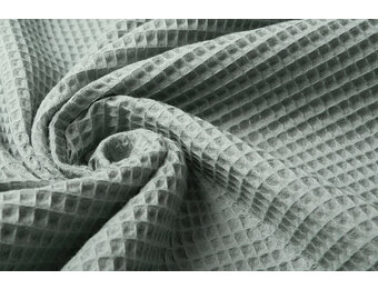 Wafel Katoen Oud Groen