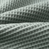 Waffle Pique Fabric Old Green