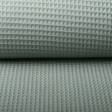Waffle Pique Fabric Old Green