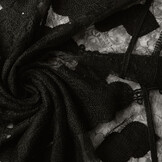 SpitzenStoff Häkeln Chloe Schwarz