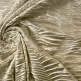 Pleated Lamé Light Gold