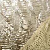 Pleated Lamé Light Gold